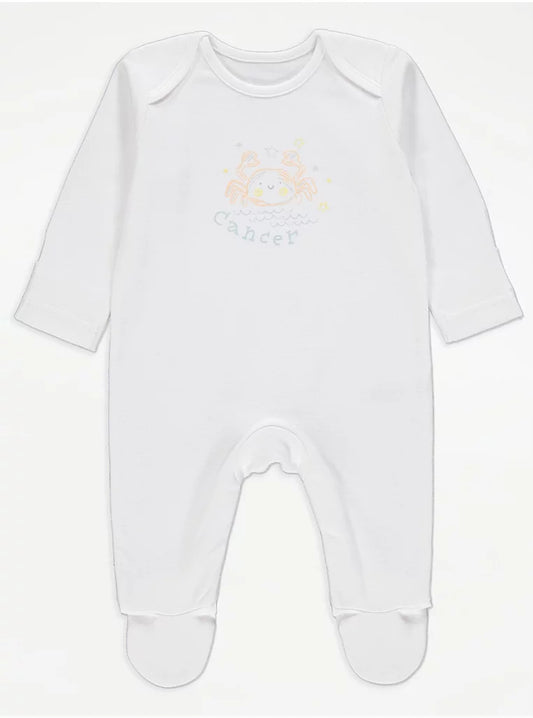 White Cancer Sleepsuit