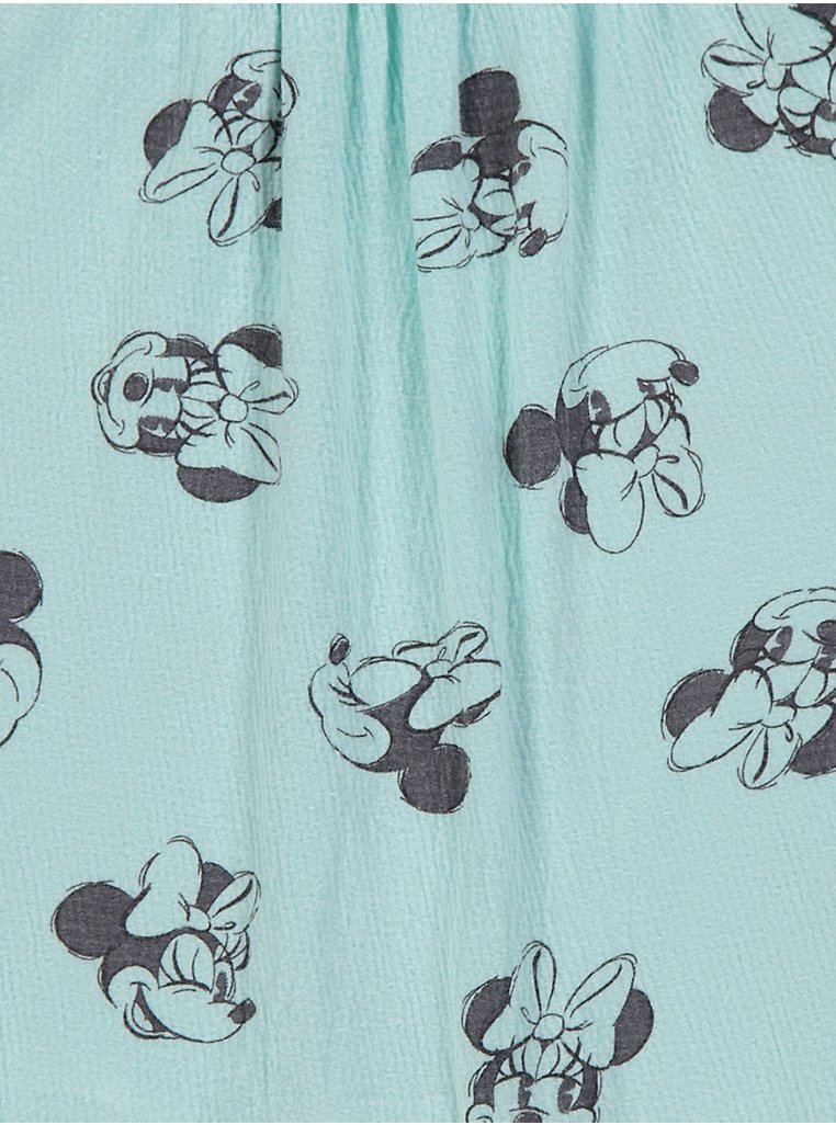 Disney Minnie Mouse Aqua All In One Romper