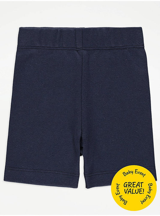 Navy Jersey Shorts