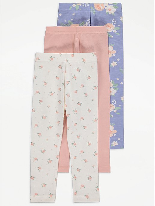 Floral Leggings 3 Pack