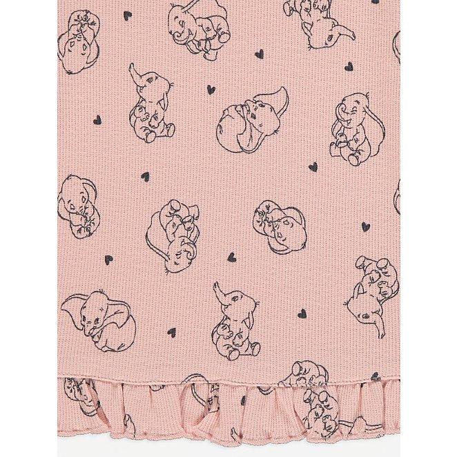 Disney Dumbo Pink Ribbed Top and Frilly Shorts Outfit