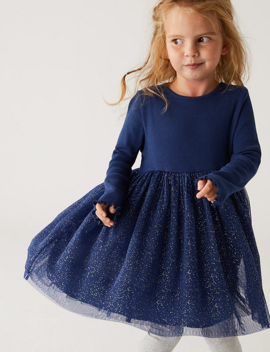 Glitter Tiered Dress