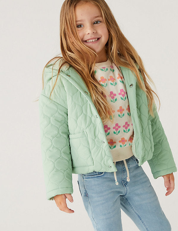 STORMWEAR QUILTED JACKET GREEN