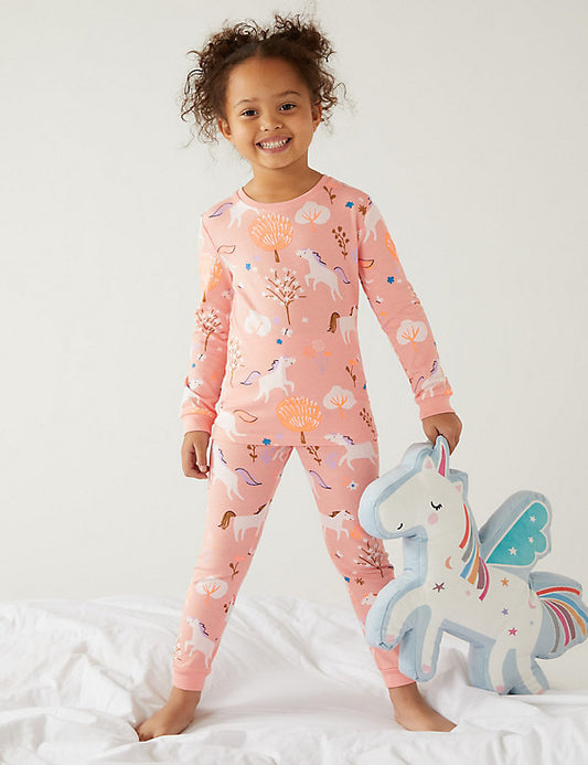COTTON RICH HORSE PRINT PYJAMAS
