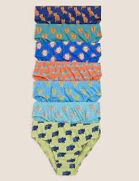 7 PK PURE COTTON ANIMAL BRIEFS