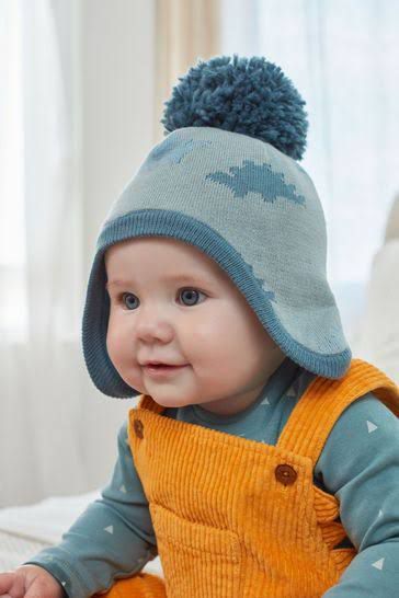 Knitted Trapper Baby Hat