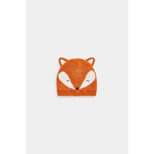 FOX KNITTED BEANIE HAT