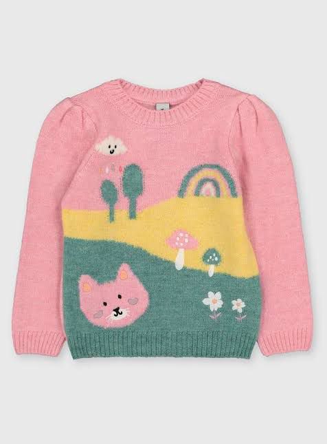 Pink Cat Jumper