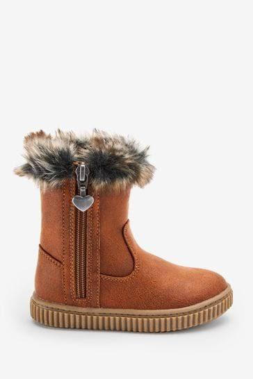Brown Warmlined Boots