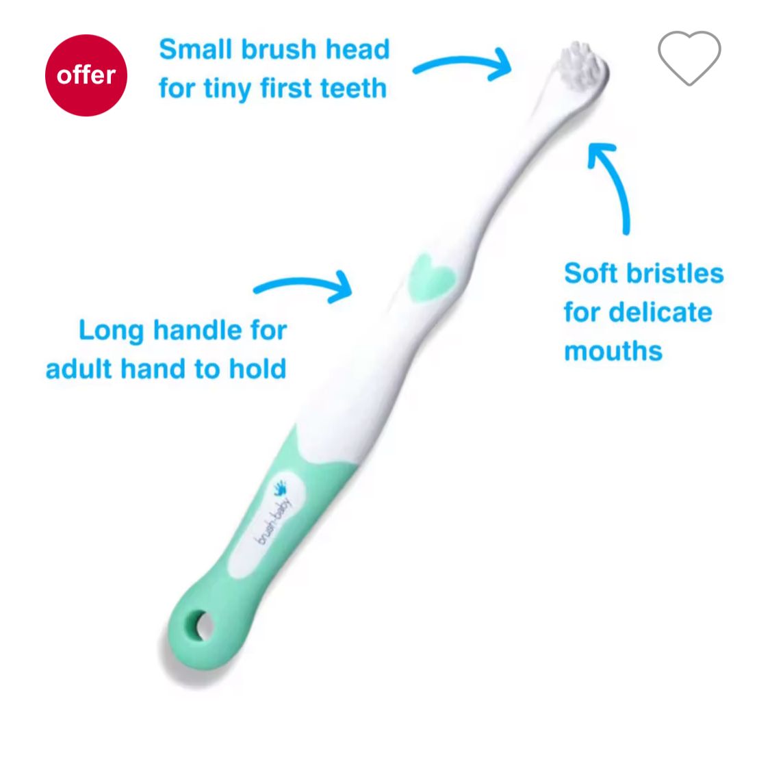 Brush Baby First Brush 2 pack Boots