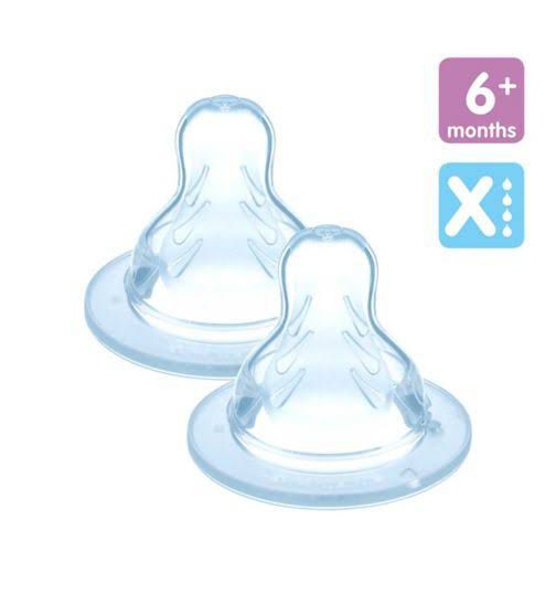MAM Cross-Cut Teats, Suitable for 6+ Months
