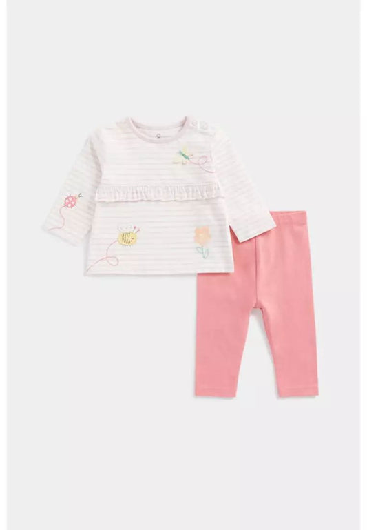 Busy Garden Top and Leggings Set
