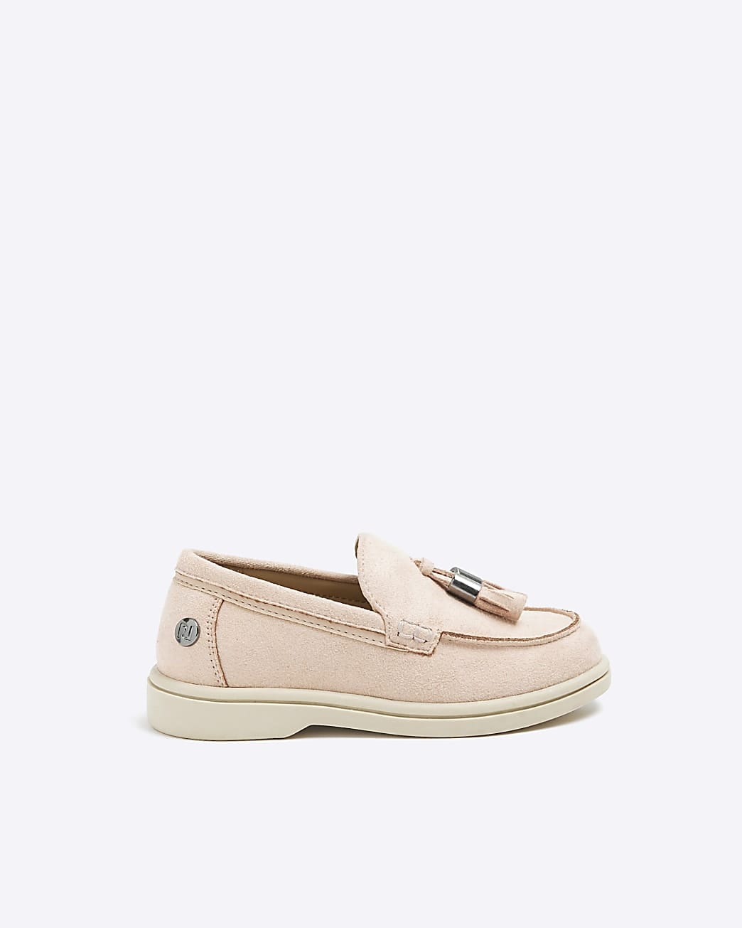 Mini Unisex Pink Tassel Loafers