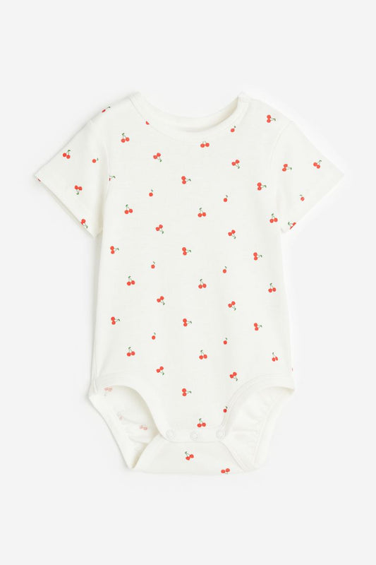 Cherries Patterned bodysuit