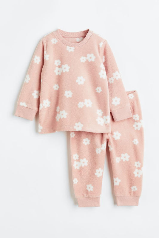 Floral Fleece pyjamas