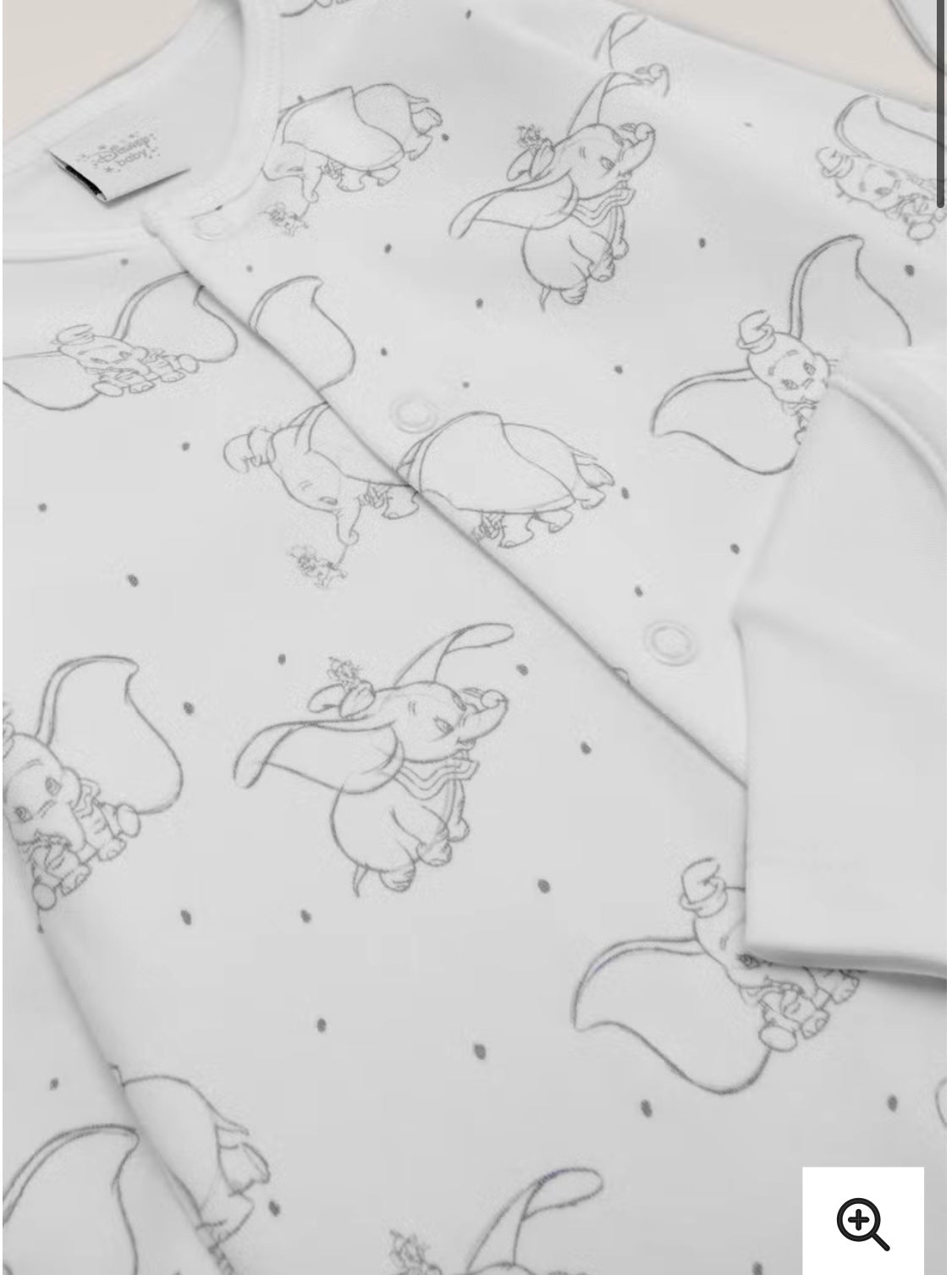 Baby White 5 Piece Dumbo Starter Set