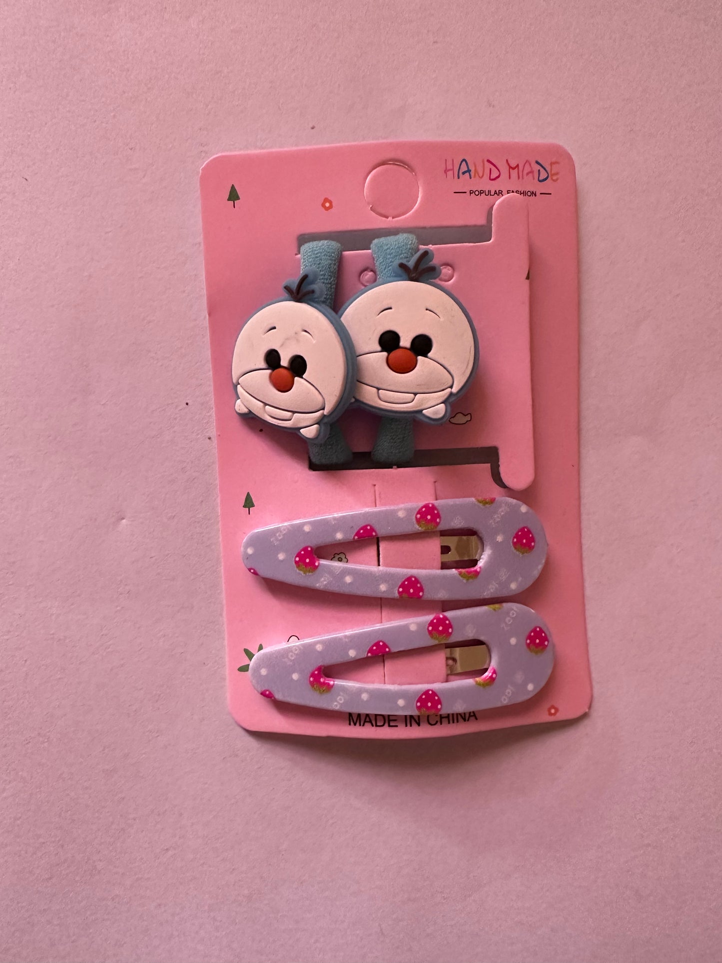 Pack of 2 hairties & 2 pins