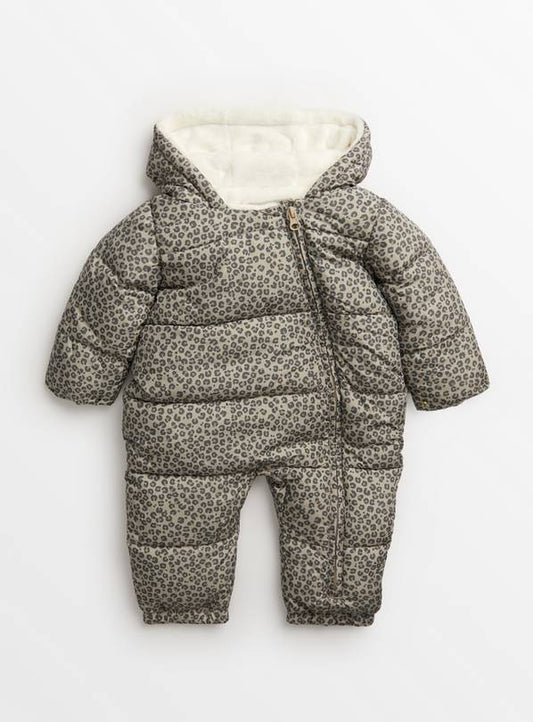 Leopard Print Snowsuit