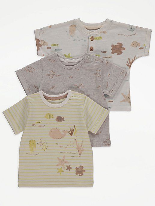 SEA LIFE 3 PACK SHIRTS
