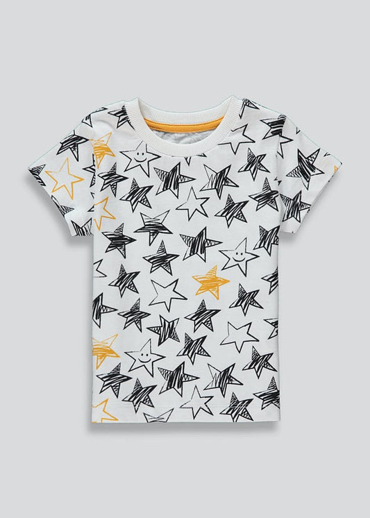 Boys Star Print T-Shirt
