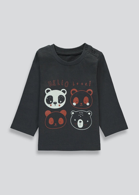 Long Sleeve Panda T-Shirt