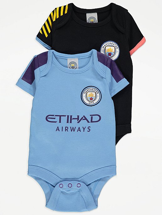 Manchester City Football Club Bodysuits 2 Pack