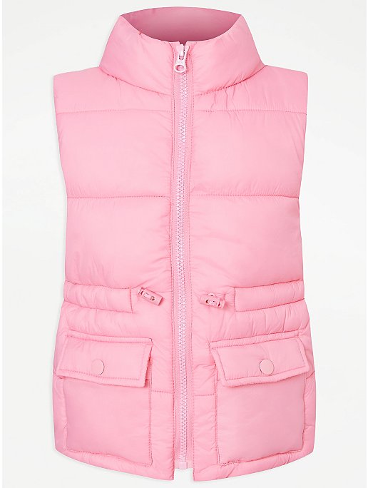 Pink Padded Gilet