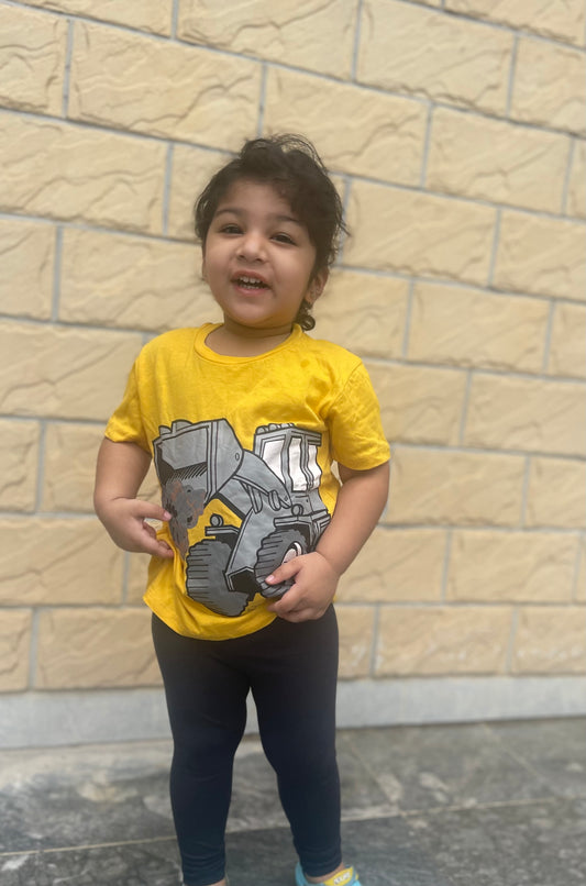 YELLOW MACHINE T-SHIRT