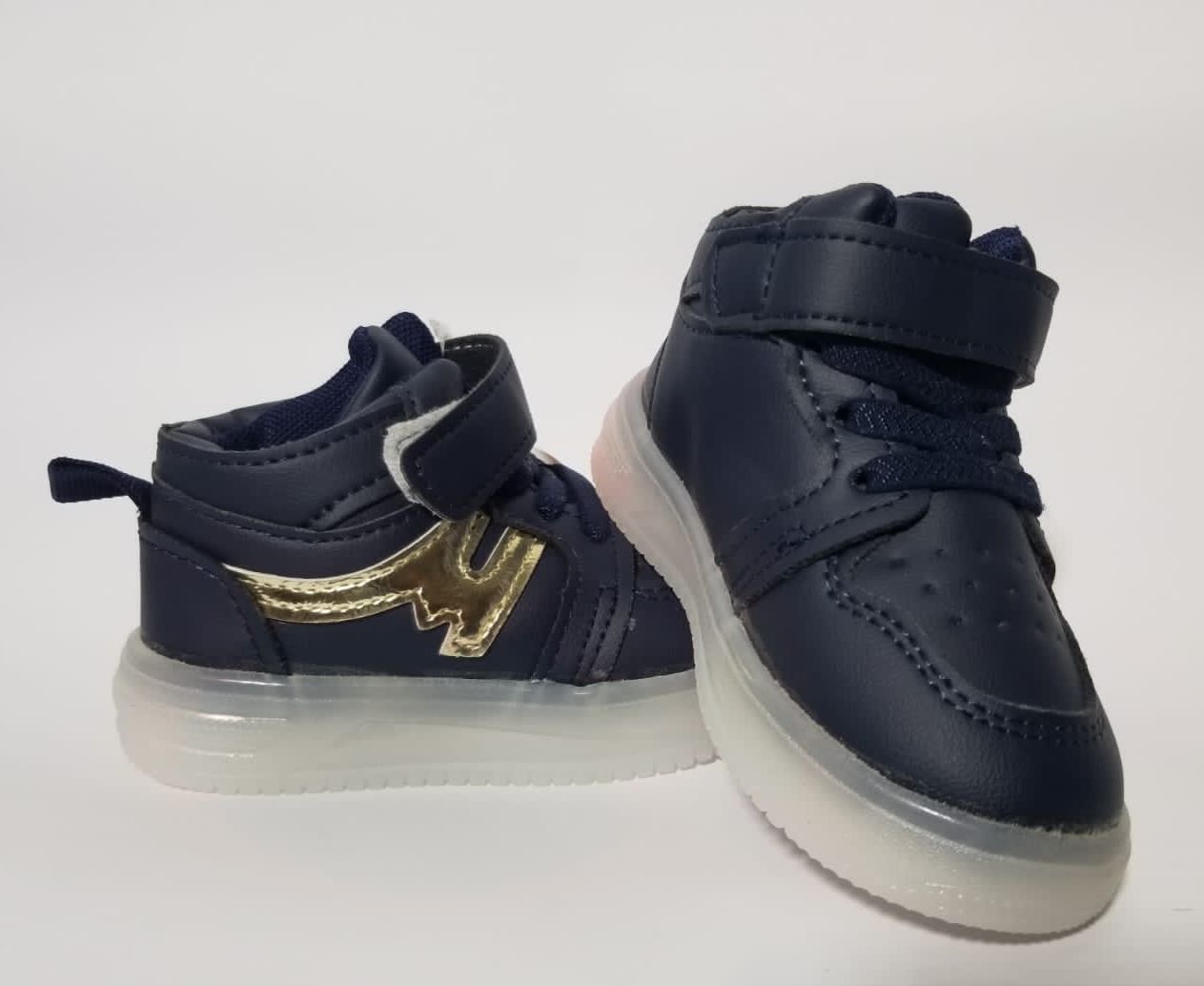 Navy LED Hi-Tops