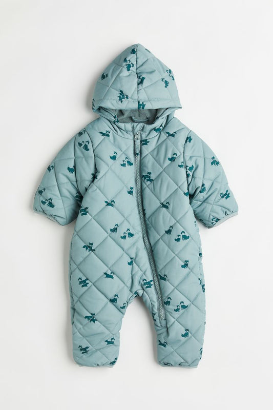 Light turquoise/Foxes Padded all-in-one suit