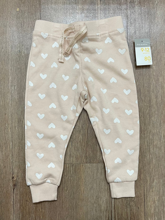 Light Pink Hearts Joggers