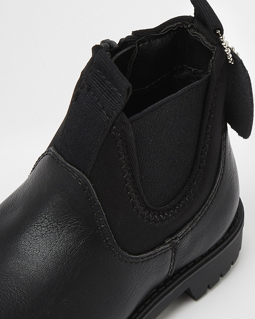 Mini Boys Black Chelsea Boots