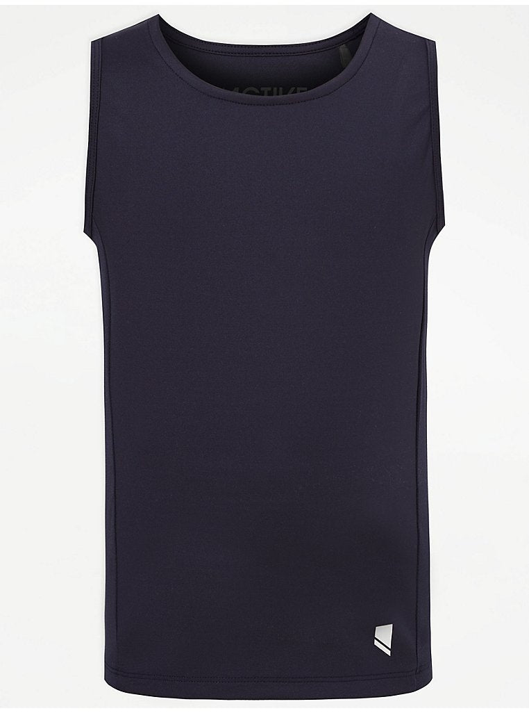 Girls Navy Active Vest