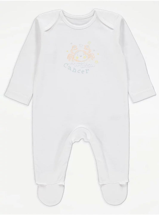 White Cancer Sleepsuit