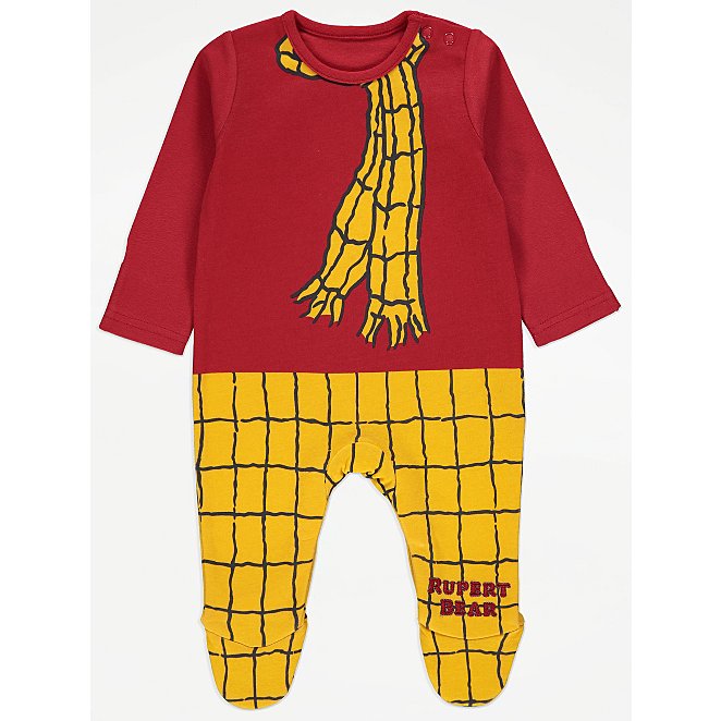 Rupert Bear Red Sleepsuit