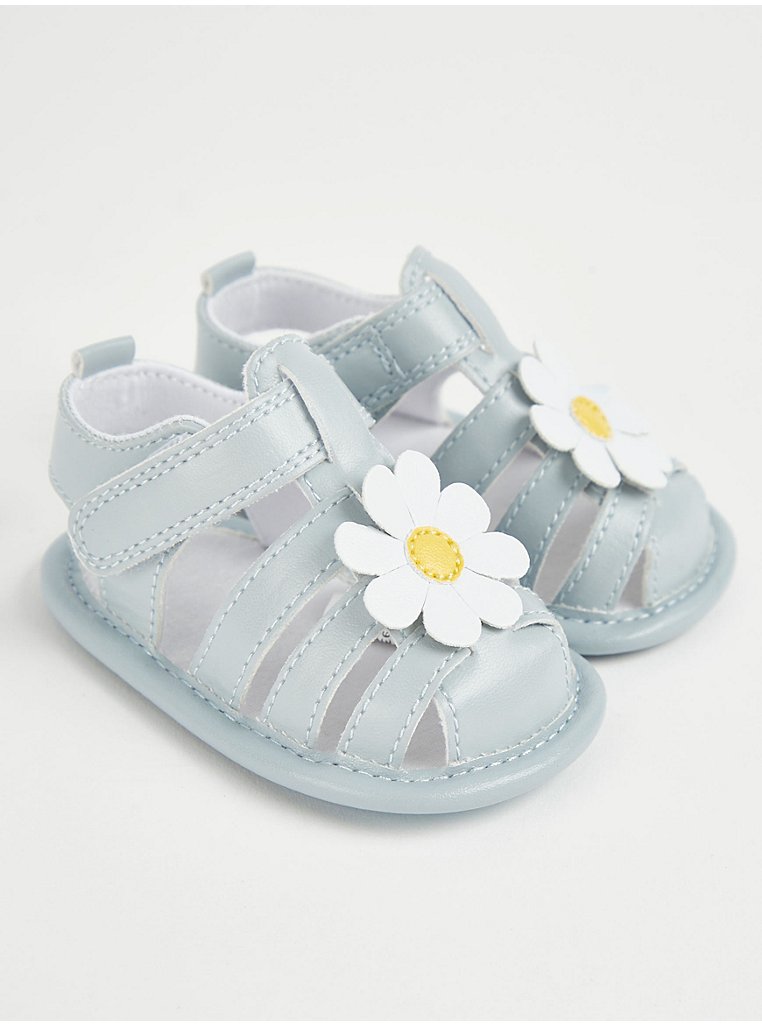 Light Blue Daisy Sandals