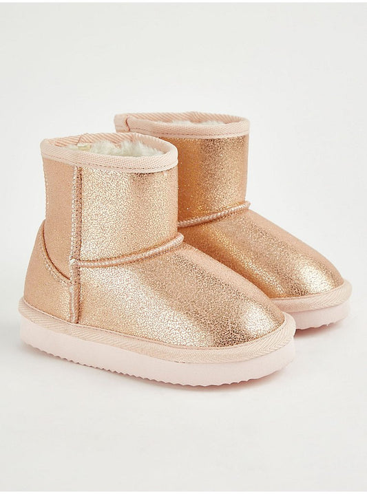 Rose Gold Snuggle Boots