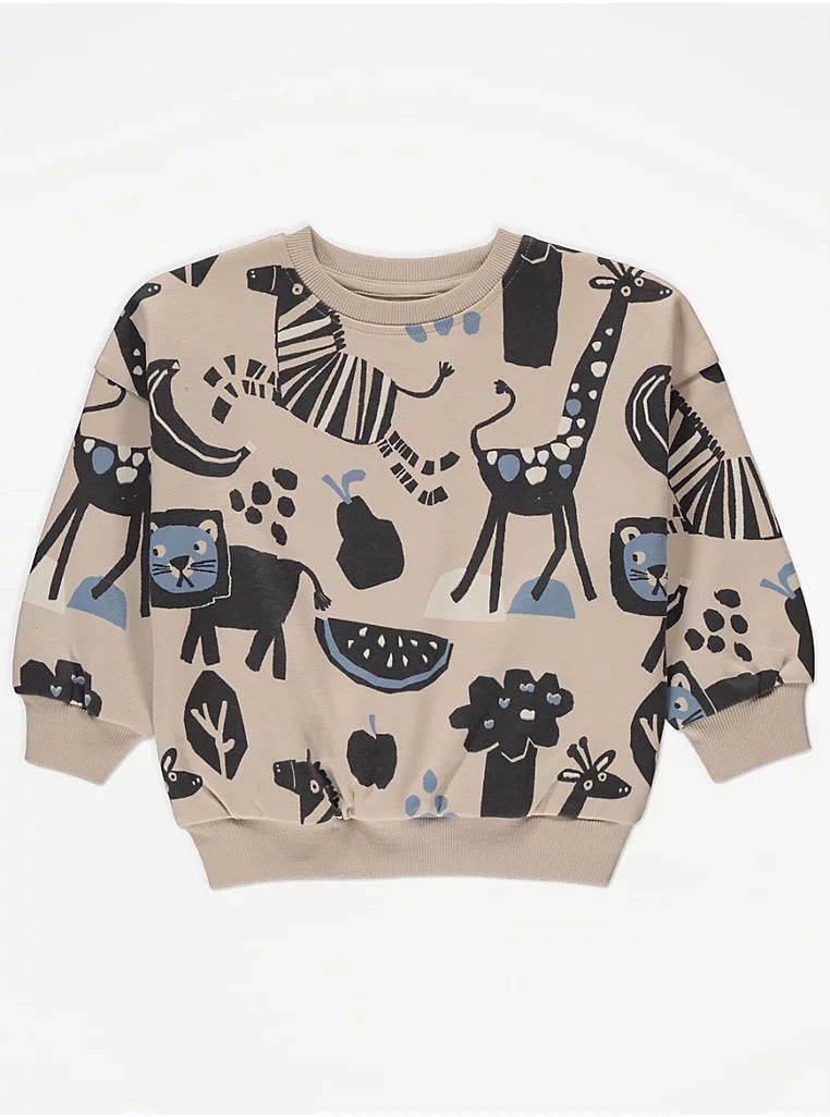 Stone Safari Animal Fruit Sweatshirt