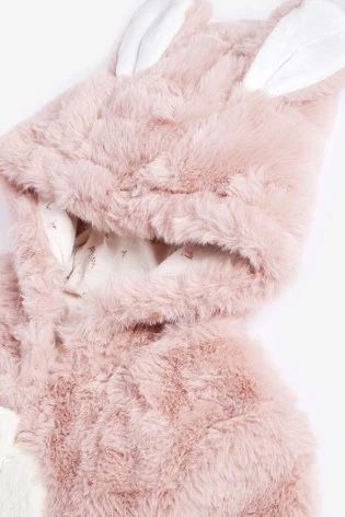 Pink Bunny Snowsuit