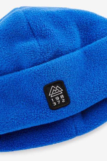 Cobalt Fleece Beanie