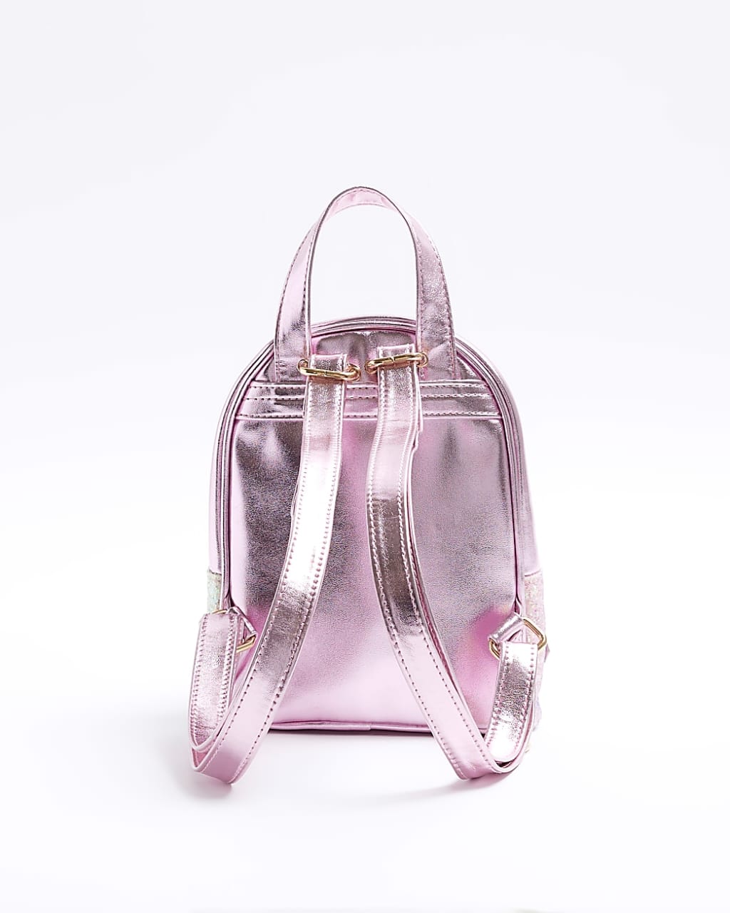 Girls Pink Glitter Ombre Backpack