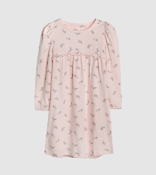 Baby Pink Fleece Lined Dress