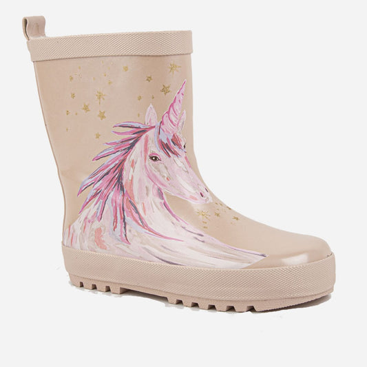 Pink Unicorn Wellies