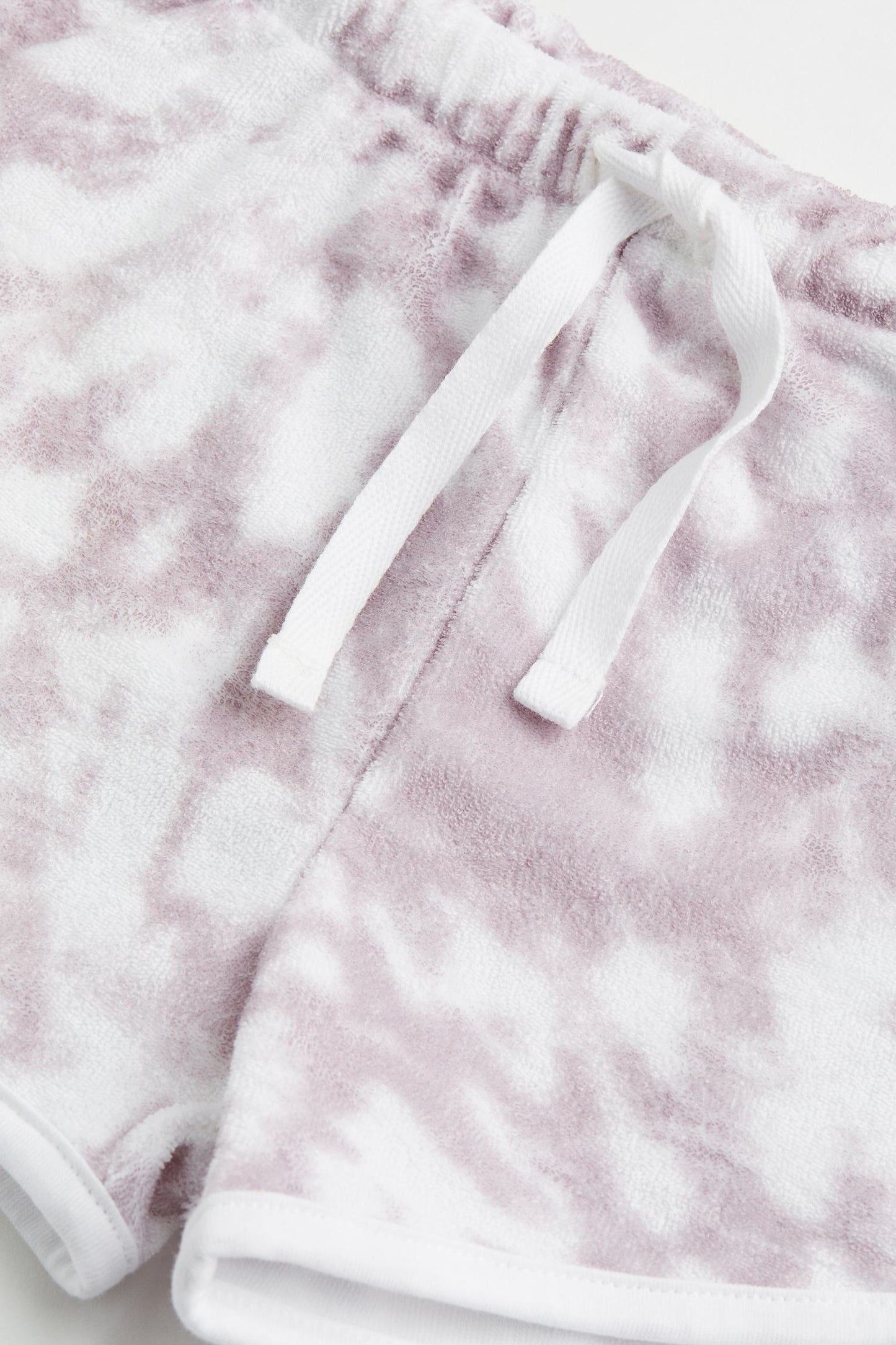 Light purple/Tie-dye 2-piece terry set