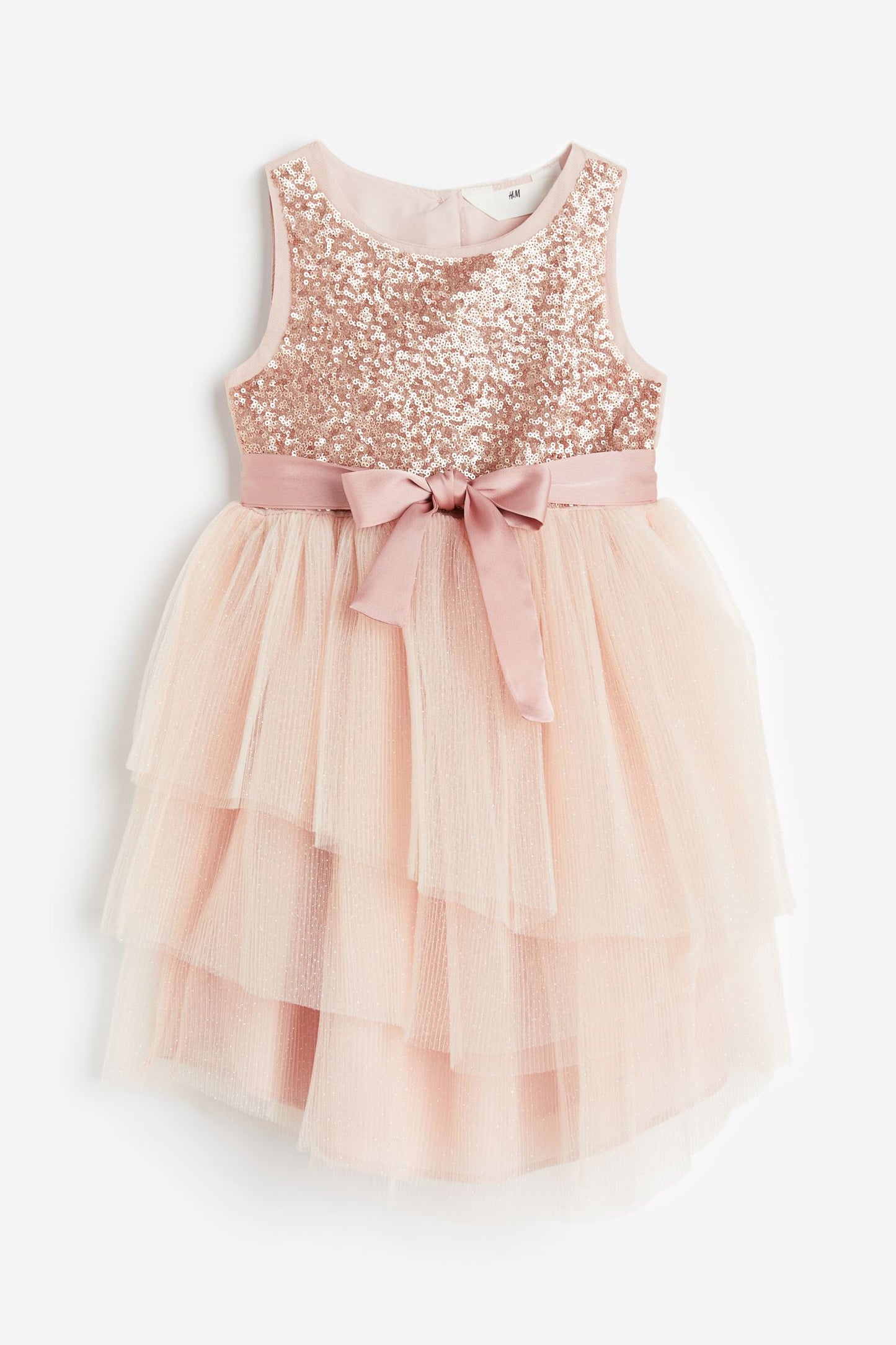 Sequined tulle dress