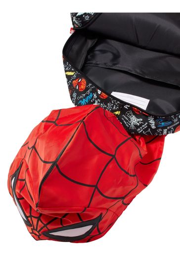 Smiggle Spider-Man Junior Character Hoodie Backpack