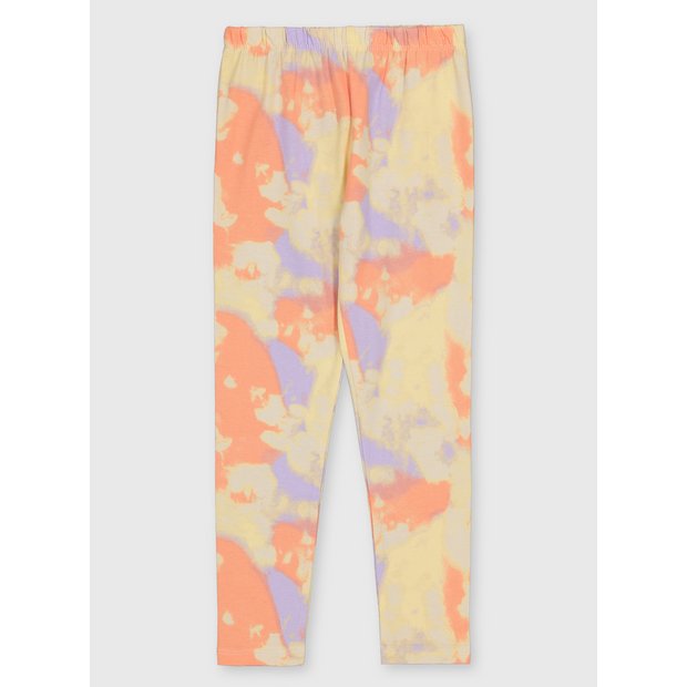 Pastel Tie Dye Jersey Leggings