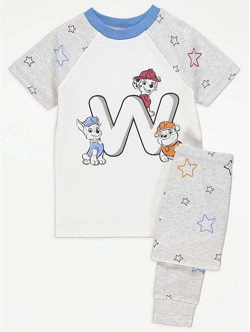 PAW Patrol Initial W Graphic Print Pyjamas