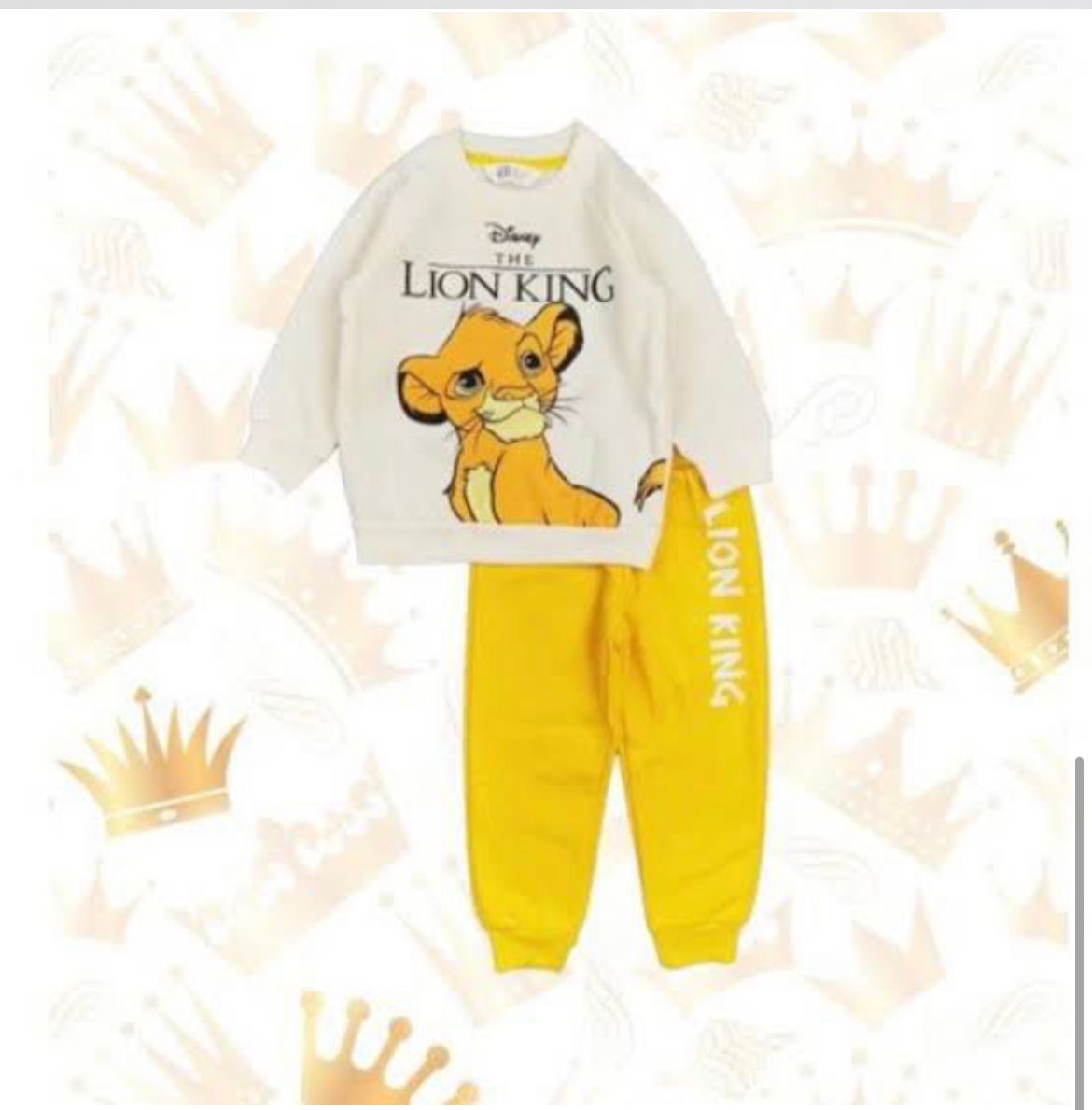 LION KING SWEATSHIRT & JOGGERS