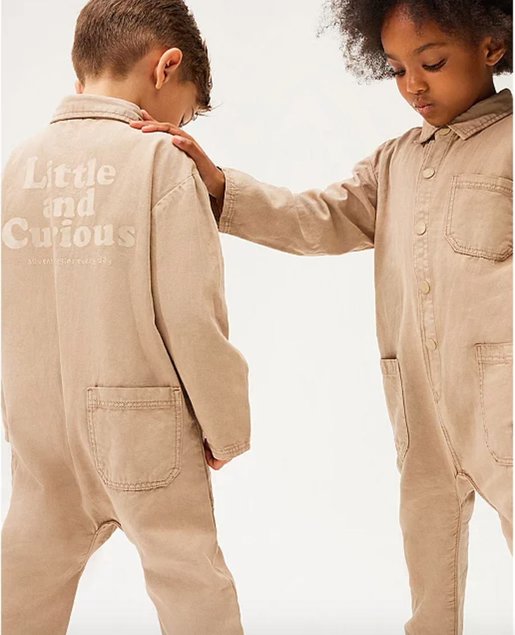 Unisex Beige Boiler Suit